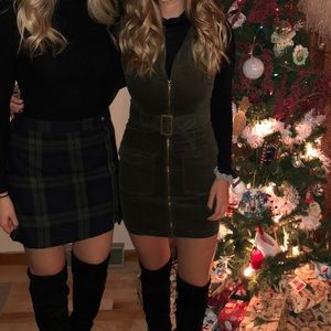 Forever 21 suede green dress size small